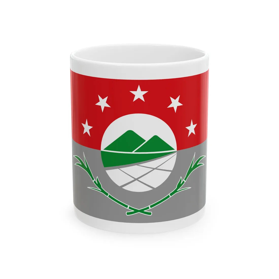 Bandera de Aguadulce Panama (Panama) White Coffee Mug 11oz - Go Mug Yourself