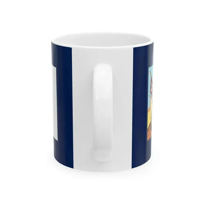 Bandera de Allende anverso y reverso Equis (Mexico) White Coffee Mug - Go Mug Yourself