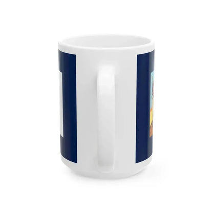 Bandera de Allende anverso y reverso Equis (Mexico) White Coffee Mug - Go Mug Yourself