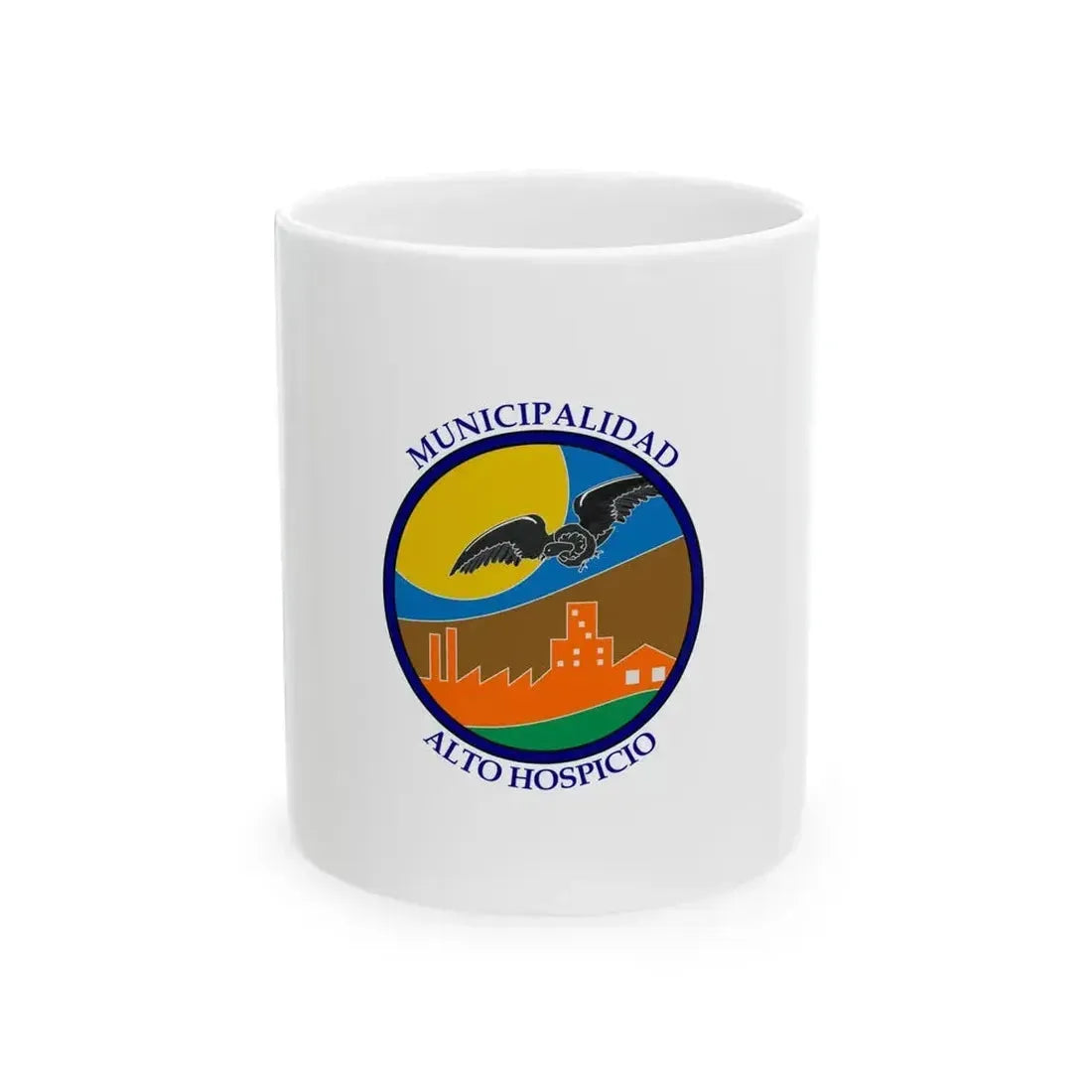 Bandera de Alto Hospicio (Chile) White Coffee Mug 11oz - Go Mug Yourself