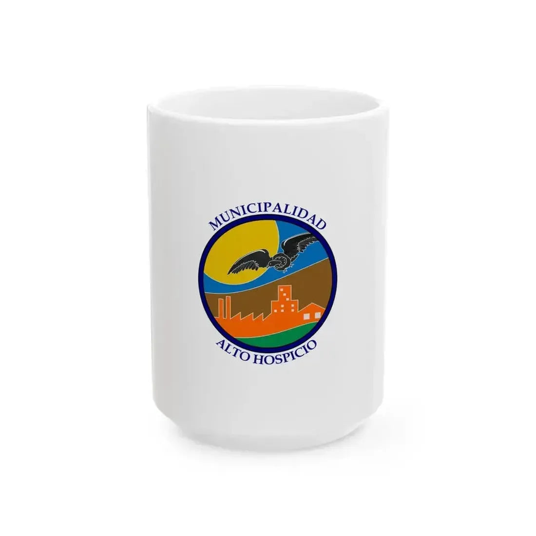 Bandera de Alto Hospicio (Chile) White Coffee Mug 15oz - Go Mug Yourself