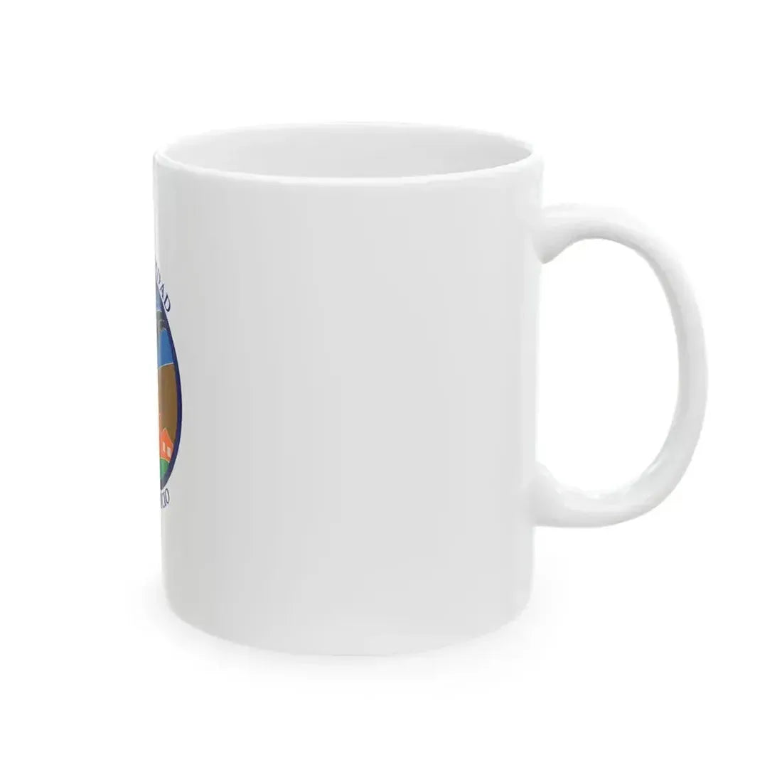 Bandera de Alto Hospicio (Chile) White Coffee Mug - Go Mug Yourself