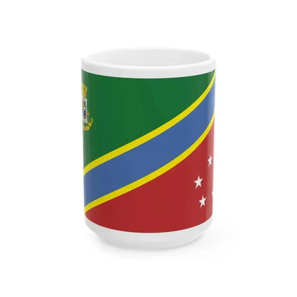 Bandera de Ancud (Chile) White Coffee Mug 15oz - Go Mug Yourself
