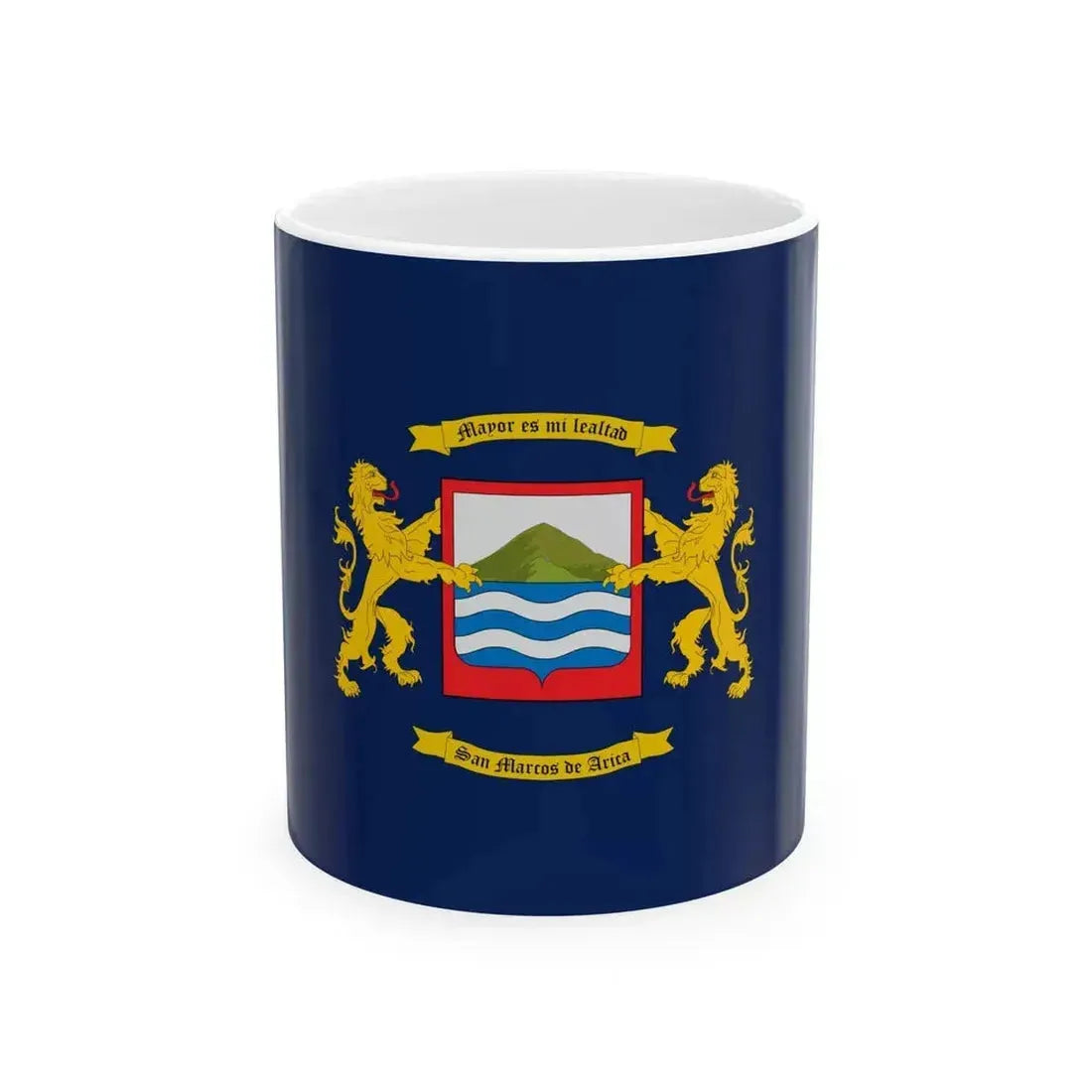 Bandera de Arica (Chile) White Coffee Mug 11oz - Go Mug Yourself