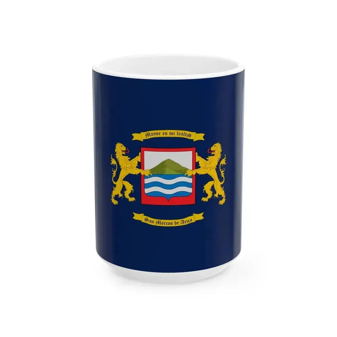 Bandera de Arica (Chile) White Coffee Mug 15oz - Go Mug Yourself