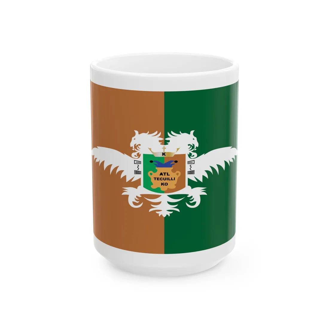 Bandera de Atotonilco el Alto (Mexico) White Coffee Mug 15oz - Go Mug Yourself