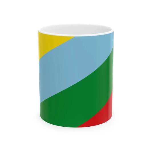 Bandera de Buenos Aires Costa Rica (Costa Rica) White Coffee Mug 11oz - Go Mug Yourself