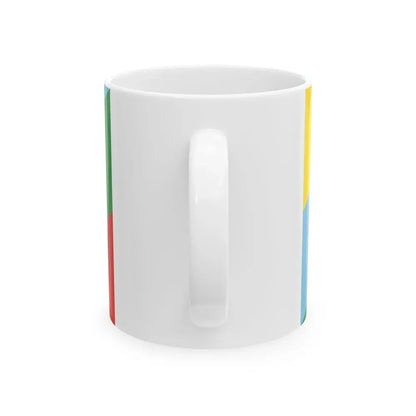 Bandera de Buenos Aires Costa Rica (Costa Rica) White Coffee Mug - Go Mug Yourself