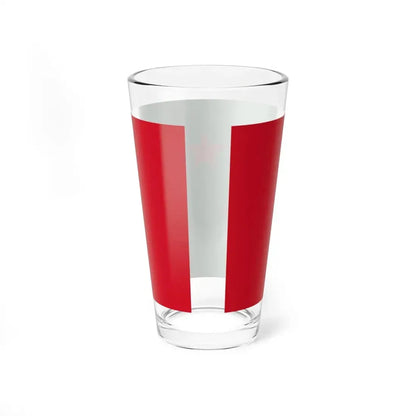 Bandera de Calceta (Ecuador) Pint Glass 16oz - Go Mug Yourself