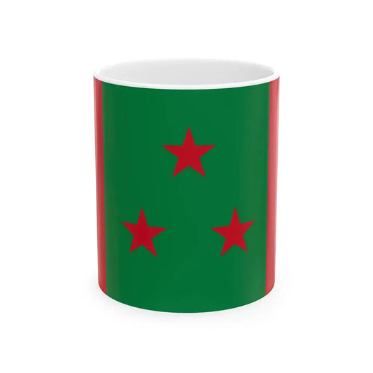 Bandera de Calceta (Ecuador) White Coffee Mug 11oz - Go Mug Yourself