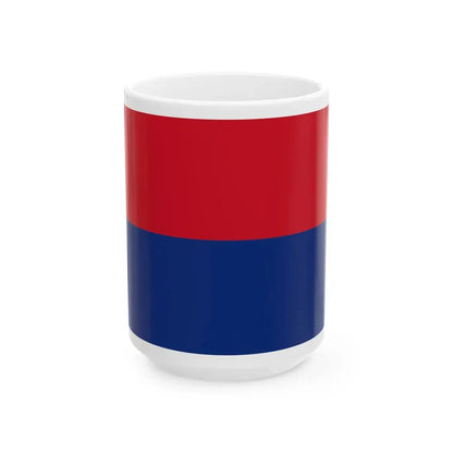 Bandera de Cartago Costa Rica (Costa Rica) White Coffee Mug 15oz - Go Mug Yourself