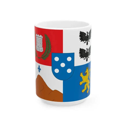 Bandera de Casablanca (Chile) White Coffee Mug 15oz - Go Mug Yourself