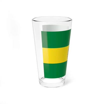 Bandera de Cayambe (Ecuador) Pint Glass 16oz - Go Mug Yourself