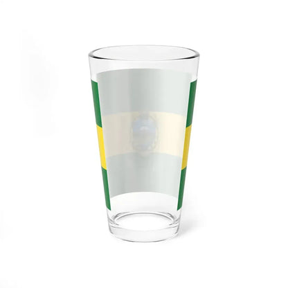 Bandera de Cayambe (Ecuador) Pint Glass 16oz - Go Mug Yourself