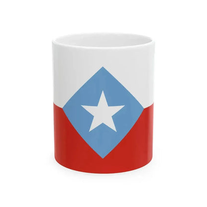 Bandera de Chile Centrada (Chile) White Coffee Mug 11oz - Go Mug Yourself