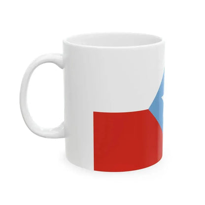 Bandera de Chile Centrada (Chile) White Coffee Mug - Go Mug Yourself