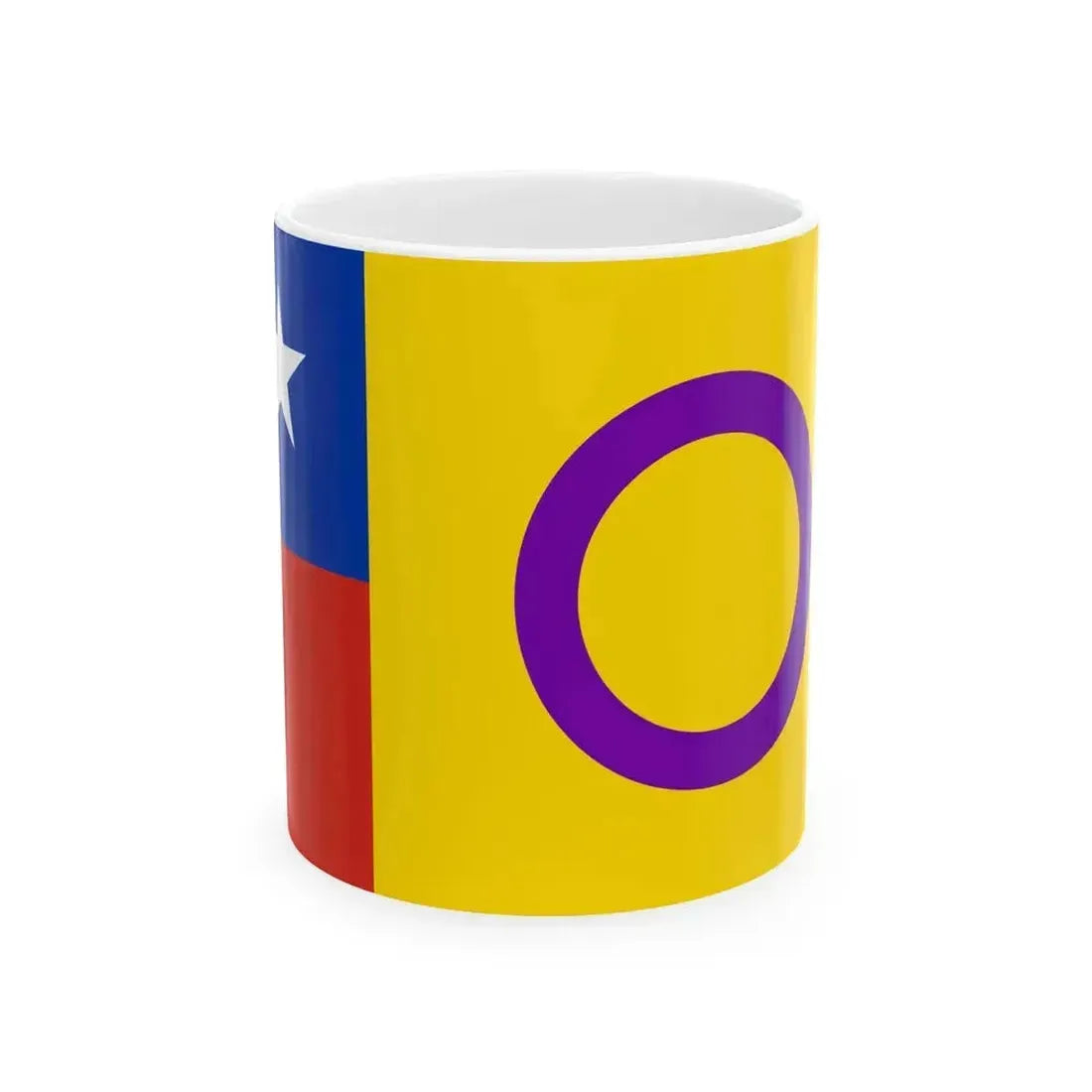 Bandera de Chile Intersexo 2 (Chile) White Coffee Mug 11oz - Go Mug Yourself