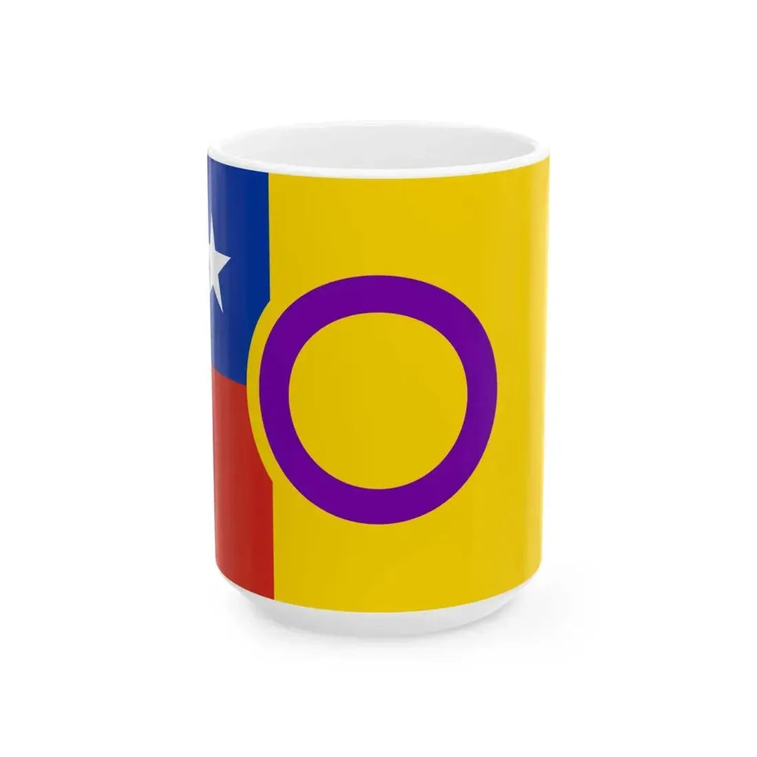 Bandera de Chile Intersexo (Chile) White Coffee Mug 15oz - Go Mug Yourself