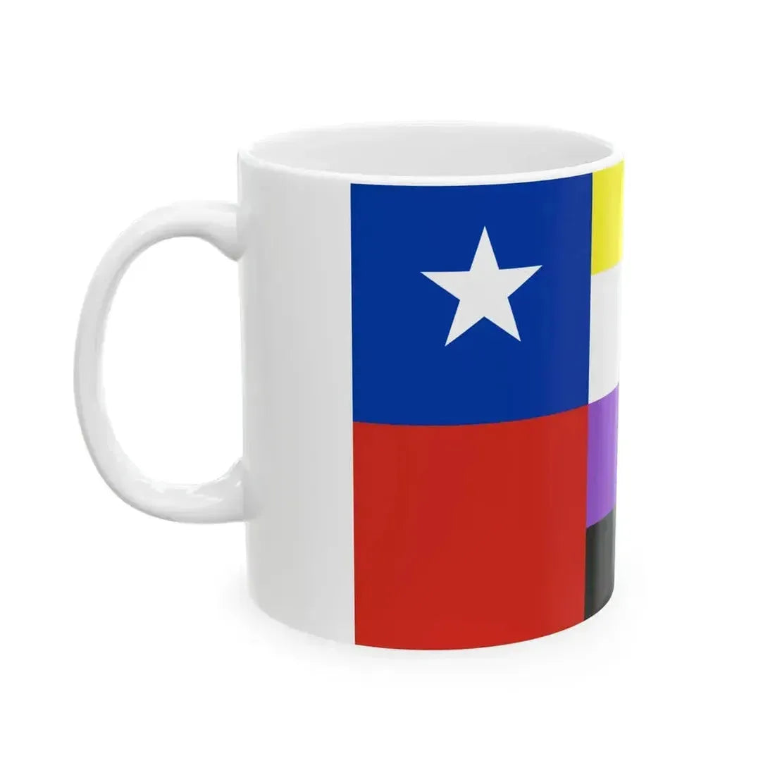 Bandera de Chile No Binarie (Chile) White Coffee Mug - Go Mug Yourself