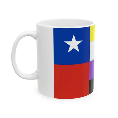 Bandera de Chile No Binarie (Chile) White Coffee Mug - Go Mug Yourself