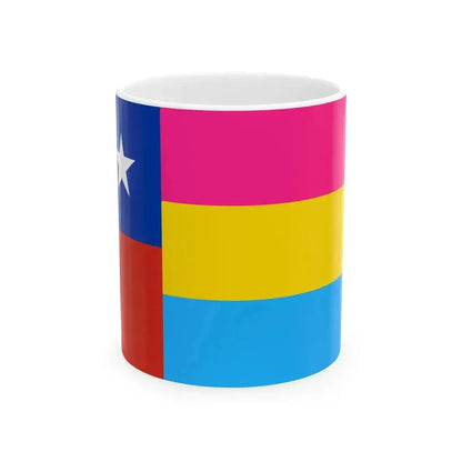 Bandera de Chile Pansexual (Chile) White Coffee Mug 11oz - Go Mug Yourself