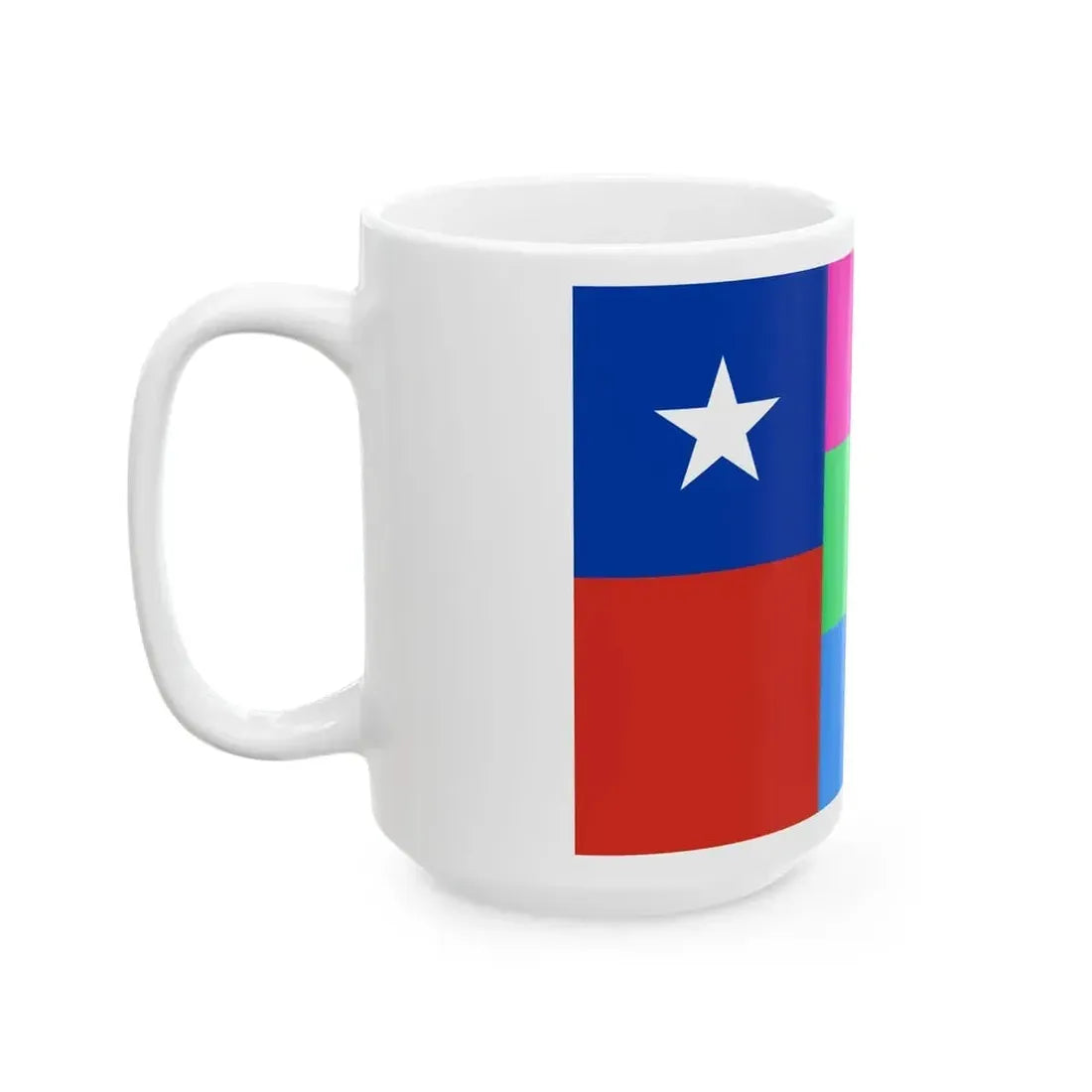 Bandera de Chile Polisexual (Chile) White Coffee Mug - Go Mug Yourself