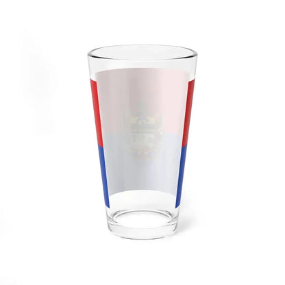 Bandera de Chimborazo (Ecuador) Pint Glass 16oz - Go Mug Yourself