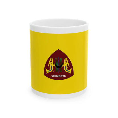 Bandera de Chimbote (Peru) White Coffee Mug 11oz - Go Mug Yourself