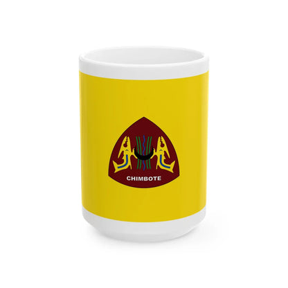 Bandera de Chimbote (Peru) White Coffee Mug 15oz - Go Mug Yourself