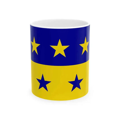 Bandera de Chitre (Panama) White Coffee Mug 11oz - Go Mug Yourself
