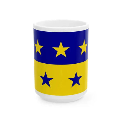 Bandera de Chitre (Panama) White Coffee Mug 15oz - Go Mug Yourself