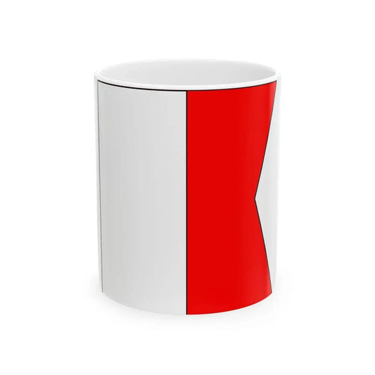 Bandera de Cienfuegos 1845 (Cuba) White Coffee Mug 11oz - Go Mug Yourself