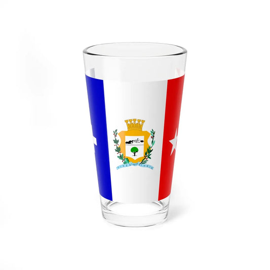Bandera de Cienfuegos Cuba (Cuba) Pint Glass 16oz 16oz - Go Mug Yourself