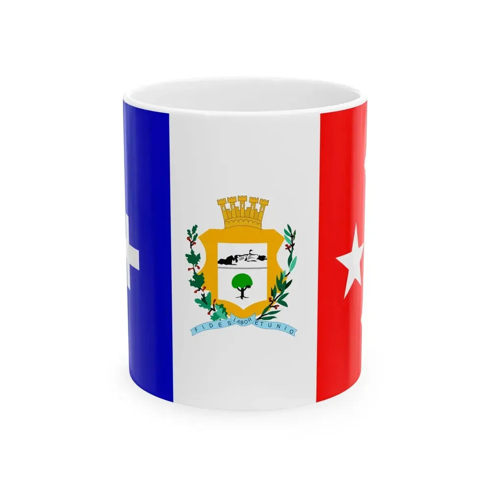 Bandera de Cienfuegos Cuba (Cuba) White Coffee Mug 11oz - Go Mug Yourself