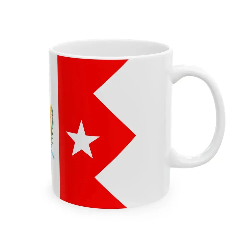 Bandera de Cienfuegos Cuba (Cuba) White Coffee Mug - Go Mug Yourself