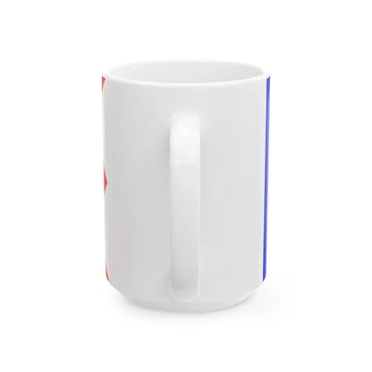 Bandera de Cienfuegos Cuba (Cuba) White Coffee Mug - Go Mug Yourself
