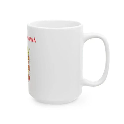 Bandera de Ciudad de Panama (Panama) White Coffee Mug - Go Mug Yourself