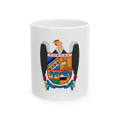Bandera de Colchane (Chile) White Coffee Mug 11oz - Go Mug Yourself