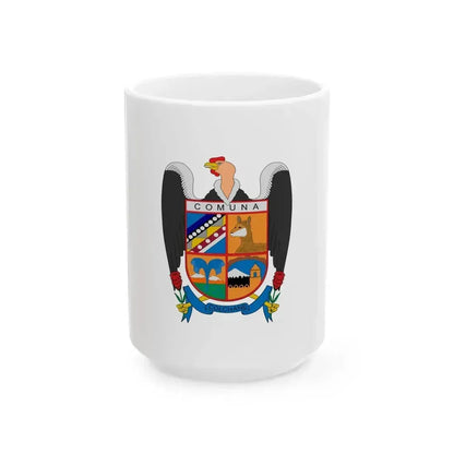 Bandera de Colchane (Chile) White Coffee Mug 15oz - Go Mug Yourself