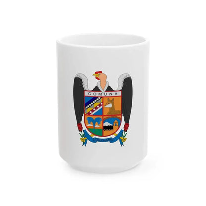 Bandera de Colchane (Chile) White Coffee Mug 15oz - Go Mug Yourself