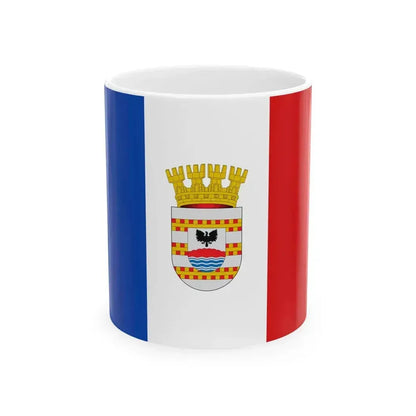 Bandera de Collipulli (Chile) White Coffee Mug 11oz - Go Mug Yourself