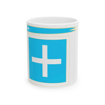 Bandera de Comercio de Mexico en 1815 (Mexico) White Coffee Mug 11oz - Go Mug Yourself