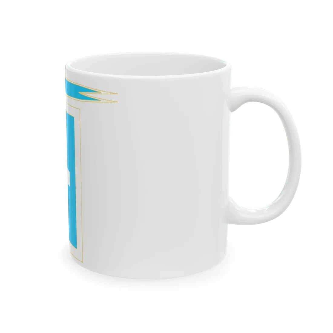 Bandera de Comercio de Mexico en 1815 (Mexico) White Coffee Mug - Go Mug Yourself