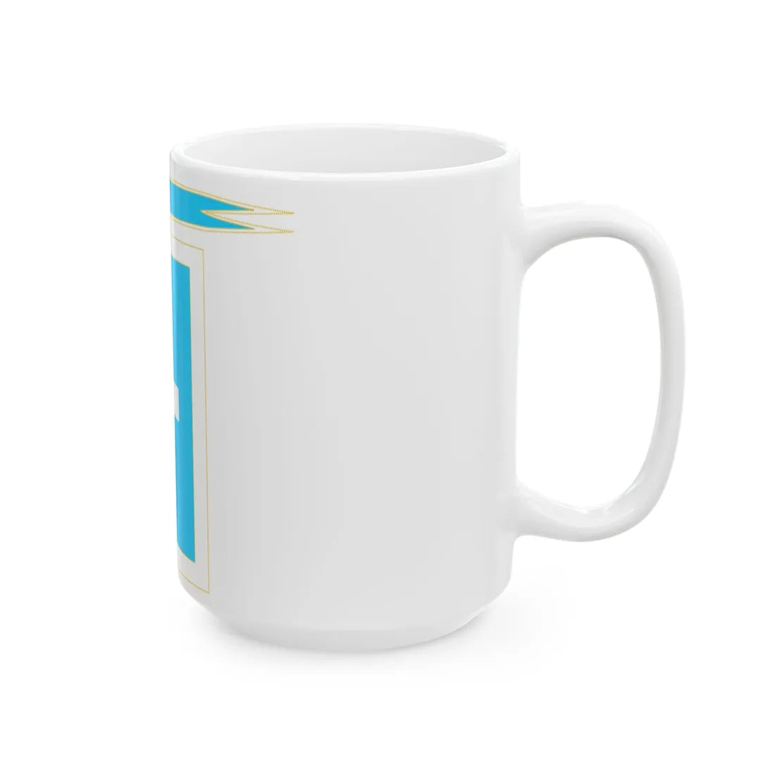 Bandera de Comercio de Mexico en 1815 (Mexico) White Coffee Mug - Go Mug Yourself
