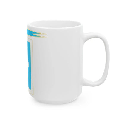 Bandera de Comercio de Mexico en 1815 (Mexico) White Coffee Mug - Go Mug Yourself