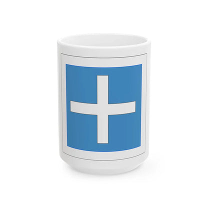 Bandera de Comercio del Supremo Gobierno Mexicano (Mexico) White Coffee Mug 15oz - Go Mug Yourself