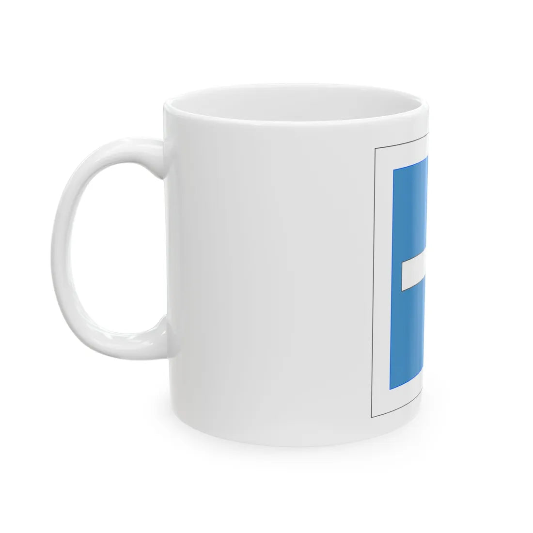 Bandera de Comercio del Supremo Gobierno Mexicano (Mexico) White Coffee Mug - Go Mug Yourself