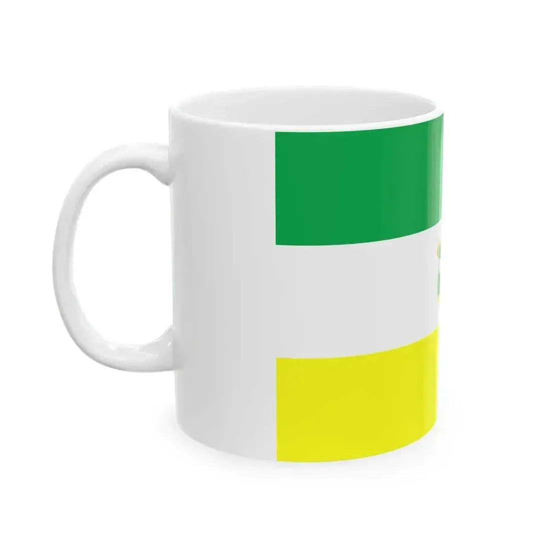 Bandera de Conhello La Pampa (Argentina) White Coffee Mug - Go Mug Yourself