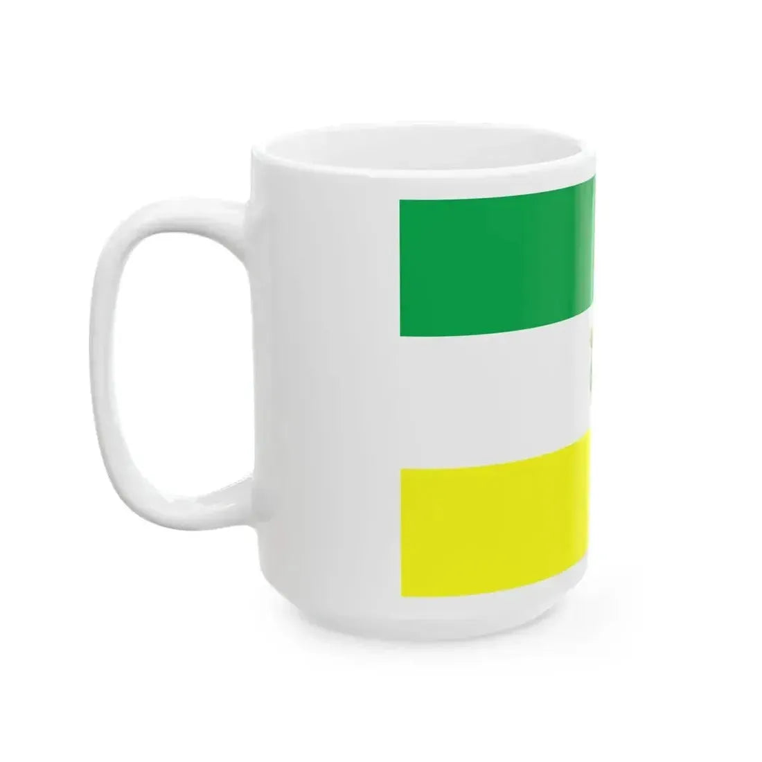 Bandera de Conhello La Pampa (Argentina) White Coffee Mug - Go Mug Yourself