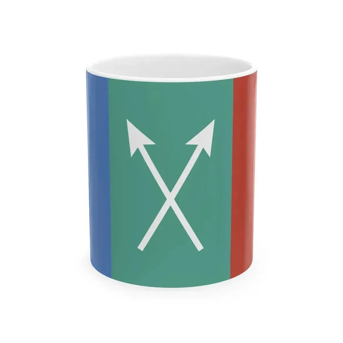 Bandera de Coronda Santa Fe (Argentina) White Coffee Mug 11oz - Go Mug Yourself